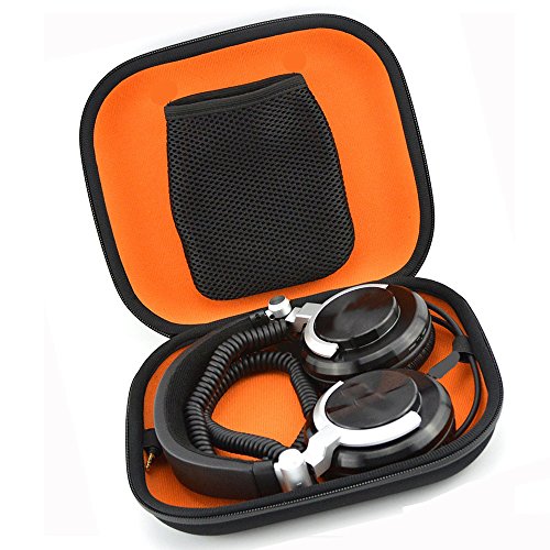 Hard Carrying Case Travel Bag Headphones Case for Sennheiser HD700 HD650 HD600 HD598 HD558 HD518 HD380 HD280PRO PC330 Beast pro (Black Fabric)