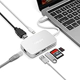 MINIX NEO C-X, USB-C Multiport Adapter with HDMI - Silver [10/100Mbps Ethernet] (Compatible with Apple MacBook and MacBook Pro). Sold Directly Technology Limited.