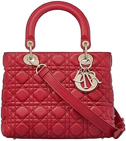 Fashion Dior gold buckleed sheepskin standard female bag classic handbag Dai Fei package