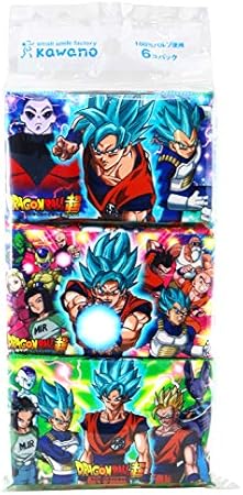 Amazon ドラゴンボール超 キャラクターポケットティッシュ ミニサイズ６個パック 3個セット ドラゴンボール ティッシュペーパー