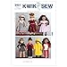 Kwik Sew K2921 Dolls Clothes Sewing Pattern, Size Fits 18-Inch Dolls
