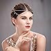 Unicra Wedding Head Chain Jewelry Bridal Hair Accessories for Party and Evening Gold Decorative Headbands for Women and Girls