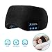 Sleep Headphones Bluetooth Eye Mask, Joseche Wireless Bluetooth 5.0 Headphones Music Travel Sleeping Headphones Handsfree Sleeping Mask with Built-in Speakers Microphone Washable (Black) primary