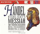 Georg Friedrich Händel Album: «Handel: Messiah - Highlights (RCA Victor Basic 100, Vol. 21)» (Front side)