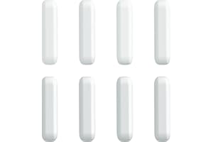 ONiLAB 8PCS 8 * 30mm Magnetic Stirrer Mixer Stir Bars, White Color, Stir Rod Magnetic, Laboratory Magnetic Stir Bar Set,Stir Plate Bar, Stir Plate Magnet Stick