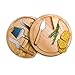 TOSCANA - a Picnic Time brand Circo Cheese Board and Knife Set - Charcuterie Board Set - Wood Cutting Board, (Parawood)