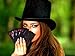 Joyoldelf Waterproof PVC Poker Playing Cards, Deck of Card with Black Backing in Box Great Gift for Family Party BBQ Game (Red)