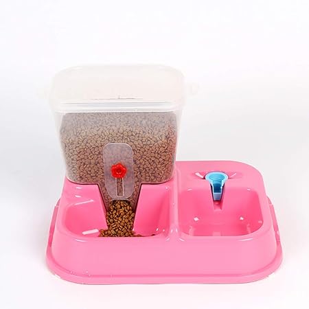 Haute Qualité 2 Kg Grande Capacité Chien Rose Bol Bol Chat