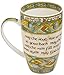Irish Weave Bone China Mug Collection with Irish Blessing Print
