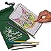 Coloring-On-The-Go Coloring Books Set for Adult & Grownups –148 HR Coloring Pages W/Durable Designed Pouch & Hardcover Spiral Bound Format- Portable DIY Craft Creative Kit - Be Creative Everywhere!