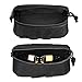 E.T Dragon Molle Sunglass Case, Eyeglasses Hard Case Tactical Molle Zipper Eyewear Carrying Case 1000D Nylon with Clip(Black)