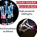 Lighted Crochet Hooks with Case, 6 pcs Set with 3 Pack Replacement Batteries - LED Lite Hooks with Ergonomic Soft Grip Handles - Set of 6 Hooks for Arthritic Hands - Size 4mm to 6.5mm (RED)