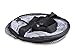 Foldable Shower Caddy - Collapsible, Portable, Drainage Hole, Carry Handle, Large Compartments. Great Organizer for Camp, Travel, Gym, and Dorm. (Black)