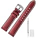 Ritche Genuine Leather Watch Bands Strap Replacement 16mm 18mm 20mm 22mm 24mm for Men and Women
