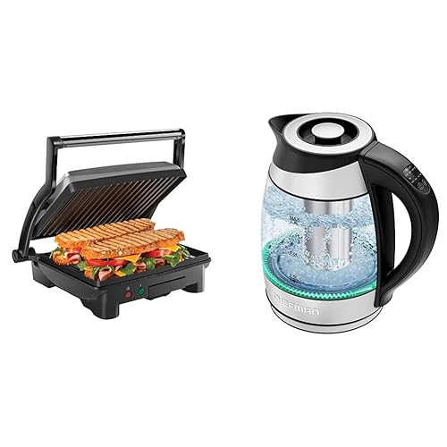 Chefman Panini Press Grill and Gourmet Sandwich Maker Non-Stick