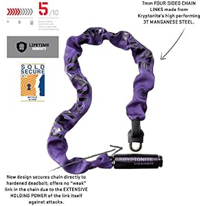 Kryptonite Keeper Integrated Chain Bicycle Lock