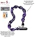 Kryptonite Keeper 785 Integrated Bicycle Lock Chain Bike Lock, 33.5-Inch, Purple
