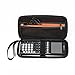 Faylapa Carrying Case Storage Travel Bag for Graphing Calculator Texas Instruments TI-83 Plus TI-84 Plus CE TI-89 Protective Pouch Black