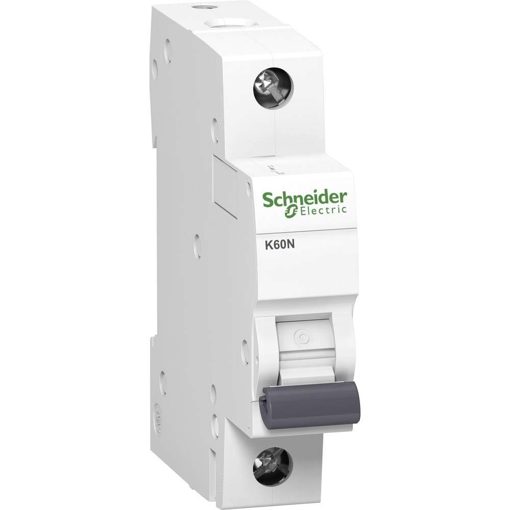 Schneider A9 K02120 Circuit Breaker K60 N 1P, 20 A, C Characteristic 6KA