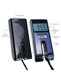 Revestimiento de película de tinte de ventana Transmisión de luz visual Transmisión VLT Espesor de vidrio Haze Meter Comprobador Probador Sensor para todo tipo de lámina de plástico transparente transparente translúcida Automóvil Aeroespacial Plástico