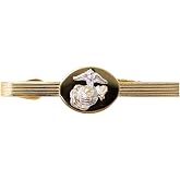 Vanguard USMC Marine Corp Anodized 2 Tone Officer Tie Bar Clip