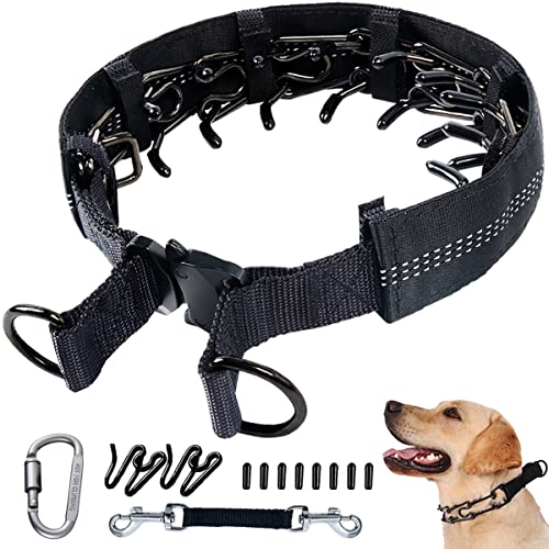 No Pull Dog Collar, Prong Collar for Small Medium Large Dogs