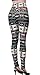 VIV Collection One Size Fashion Print Leggings, Game Pattern