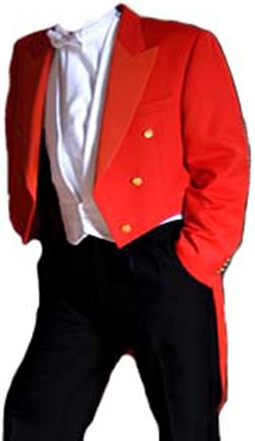 Red Toastmaster Tailcoat (Finest Barathea Wool) Amazon.co.uk Clothing
