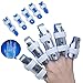 Sumifun Finger Splints, (3 Piece) Mallet DIP Finger Splints, Finger Support Brace, Finger Splints for Trigger Thumb Finger Immobilizer Joint Protection Finger Injury Protector