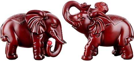 Amazon 彫刻置物 彫刻動物動物フィギュアと像象飾り1つのオブジェクトリビングルームテレビキャビネットホームテキスタイル家族の贈り物安い願い 置物 オブジェ オンライン通販