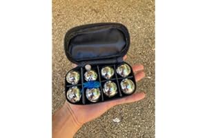 BuyBocceBalls Listing - 8 Ball 35mm Metal Mini Bocce/Petanque Set with Black Bag - Single