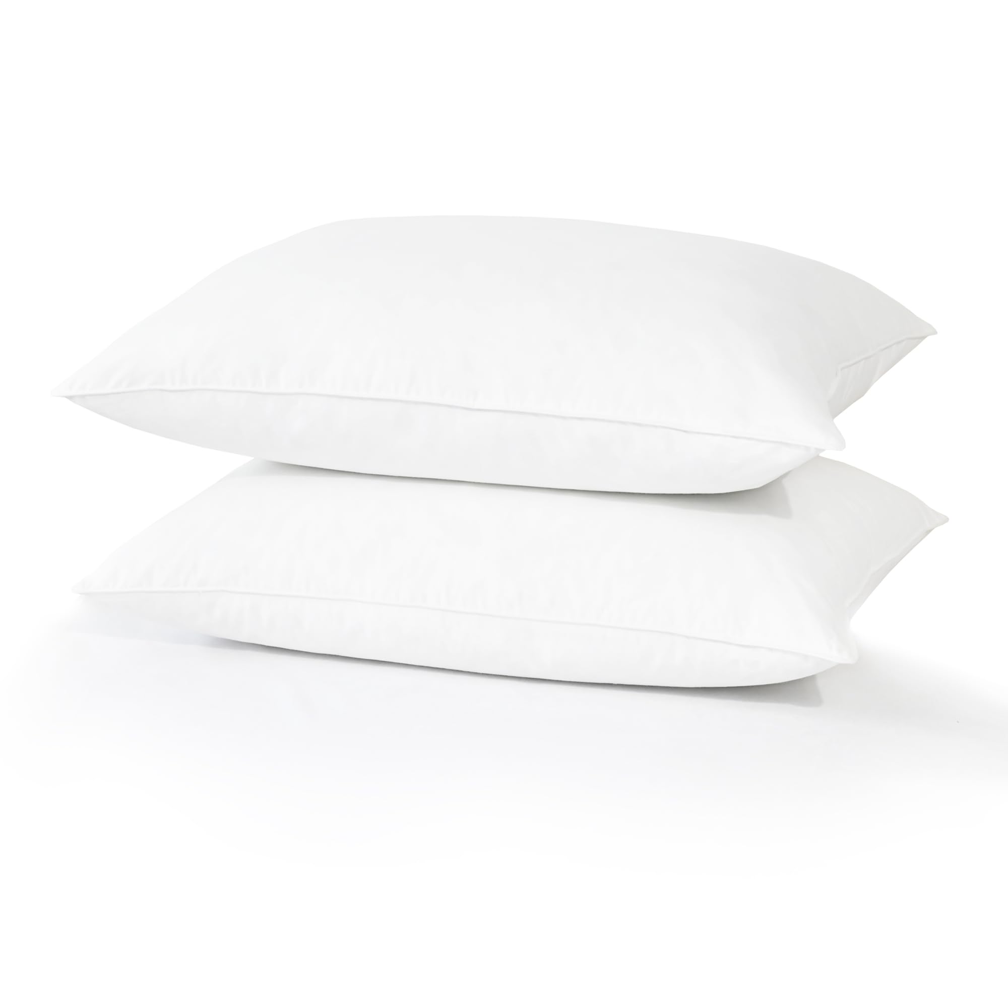 Photo 1 of **MINOR DAMAGED**
WQSPRING Goose Down Pillows - Luxury Cooling Hotel Pillows, Ultra Soft Down Alternative Fill for Side, Back & Stomach Sleepers (Inches, 26, Inches, 20, Soft Pillow)