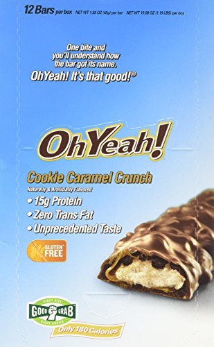 UPC 788434114677, ISS OhYeah! Bar - Cookie Caramel Crunch, 12 - 1.59 oz (45 g) bars [19.08 oz (1.19 lbs)]