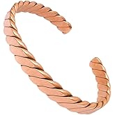 Healing Lama™ Hand Forged 100% Copper Bracelet. Made with Solid and High Gauge Pure Copper.