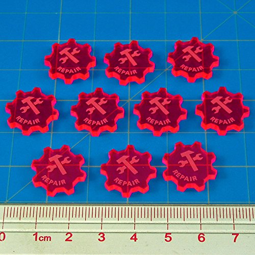 SW: Armada, Repair Command Tokens, Fluorescent Pink (10)