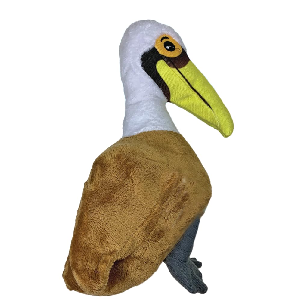 Spunky Pup Clean Earth Plush Pelican | Made from 100% Recycled Water Bottles | Small