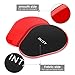 INTEY Exercise Sliders Fitness Workout Sliders Gliding Discs. Dual Sided Use on Carpet or Hardwood Floors, Bonus Carry Bag and Gift Box