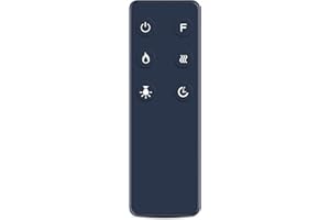 GWVEE Replacement Remote Control for Touchstone Fireplace Compatible with Intertek IF-40FSB/IF-50FSB/IF-60FSB & LUMENEX 87026-87040 Series Electric Fireplaces