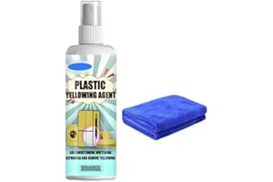 Powerful Plastic Yellowing Remover, Anti Oxidation Cleaner,Fast Acting, Renovation Stain Remover for Plastic, Appliance Shine