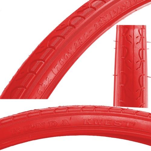 Kenda Kwest Red Tire 700x28c- 28x1 5/8x1 1/8
