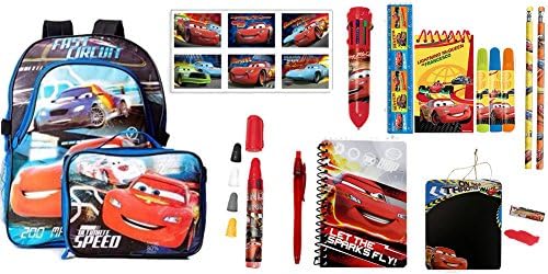 Boys Backpack, Lunch Kit &amp; Themed School Supplies
