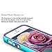 EXSEK Hybrid Ultra Slim 3 Color Case Shockproof [Anti-Slip] [Extra Front Raised Lip] Scratch Resistant Soft Gel Bumper Rugged Case for iPhone 5/5S (Purple)