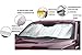 Big Hippo Windshield Sun Shade, Car Window Shade as Bonus Keep Vehicle Cool Windshield Sunshade Protect Your Car from Sun Heat & Glare Best UV Ray Visor Protector -Silver/Blue (Size: 55.16