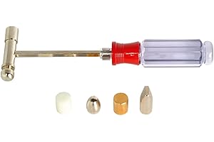 FINDINGKING 6 Replaceable Hammer Heads Jewelry Sizing Chasing Tool