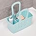 iDesign Plastic Divided Shower Caddy Tote, College Essential for Dorm Room, Communal and Shared Bathroom, The Orbz Collection - 11.75