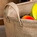 GreenForest Eco-friend Cotton Blend Linen Multi-function Storage Bucket Laundry Basket Home Decor Bathroon Car Accessories(USA,9.6 Inches by 12 Inches)