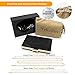 Yekajlin Women Clutches Crystal Evening Bags Clutch Purse Party Wedding Handbags (Black) Small