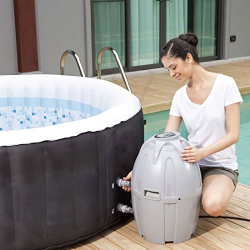 Bestway SaluSpa 4Person Inflatable Portable Hot Tub w/Chemical
