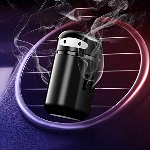 HEALTHLL Mini Car Air Perfume Robot Shape Air Freshener Fragrance Clip Diffuser Auto Outlet Perfume Solid Perfume Automobile Accessories Black
