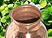 Prisha India Craft Pure Copper Water Bottle/Handmade Leak Proof Copper Vessel for Travel/Jointfree Insulated Copper Thermos with Ayurvedic Health Benefits, 30 Ounce